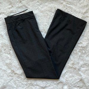 Theory Dark Gray Wool Flared Pants Size 4 EUC
